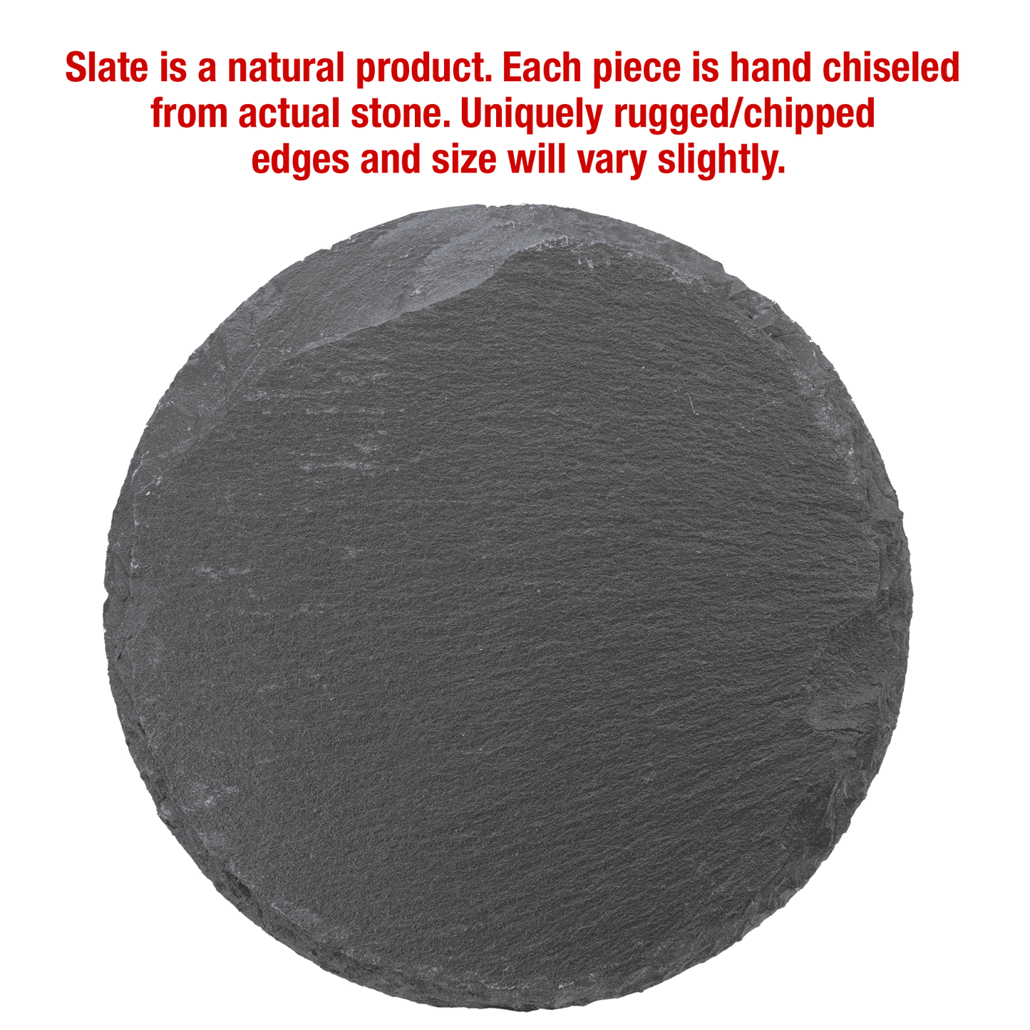 4" Round Slate Coaster -  Case of 96